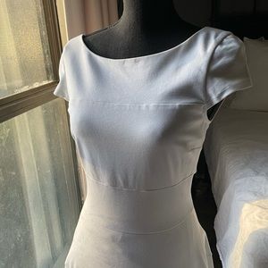 White Dress with back zipper size 4
